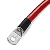 Spartan Power Single Red 1 ft 2/0 AWG Battery Cable with 3/8" Ring Terminals SINGLERED2/0AWG1FT38